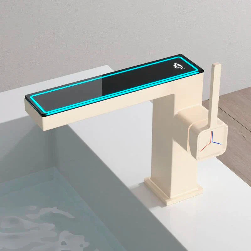 DecorBites™ Gun Grey Digital Display Basin Faucet