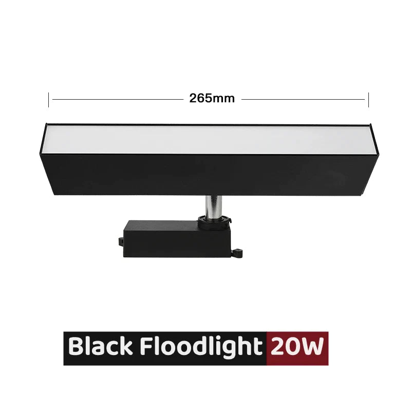 DecorBites™ 30W LED Linear Grille Track Spotlights for Living Room and Store Track Lighting