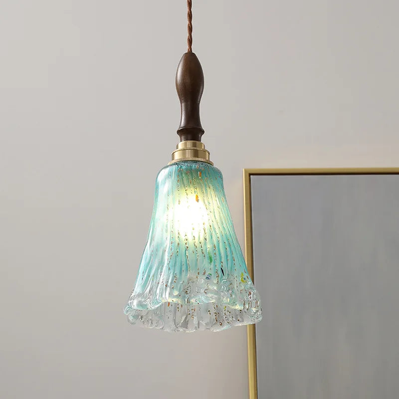 فيتشرز™ Glass Copper LED Pendant Lights - مصابيح معلقة عصرية للديكور المنزلي