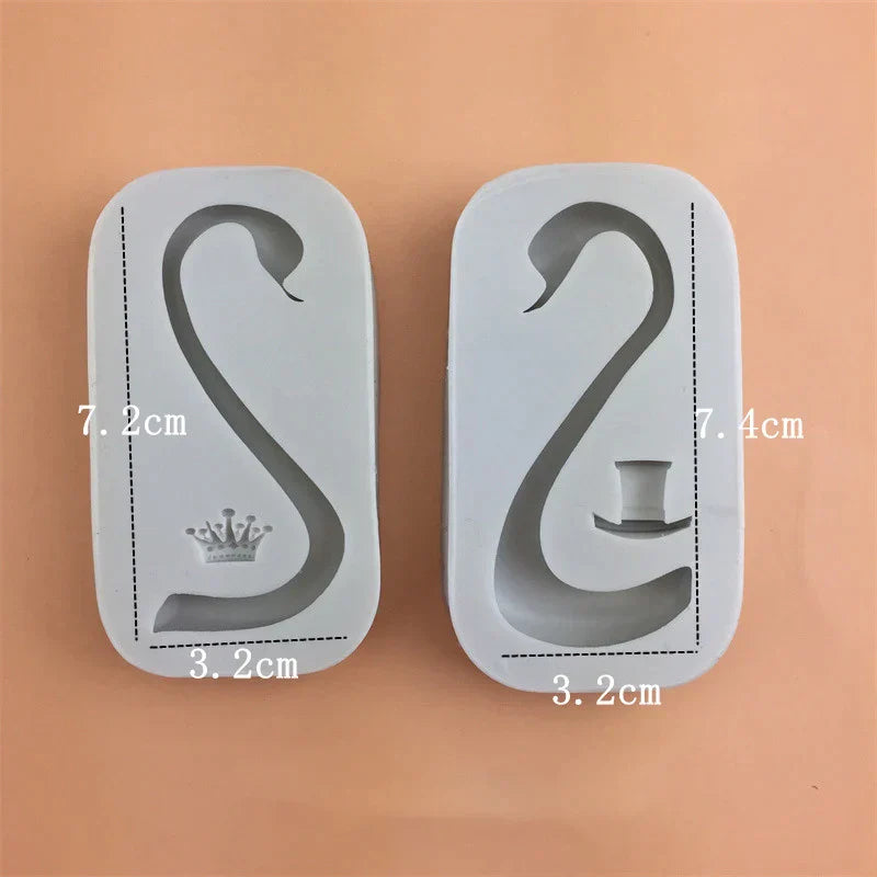 DecorBites™ 3D Wings Cake Mold Swan Neck Decoration Silicone - Kitchen Accessories