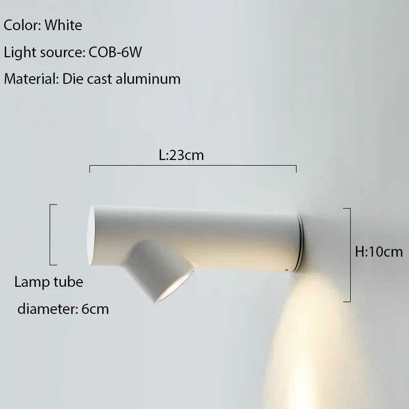DecorBites™ LED Wall Sconce: Aluminum Creative Indoor Outdoor Lamp for Living Room Bathroom