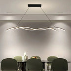 Modern Black and White Metal LED Pendant Light
