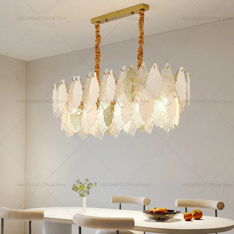 DecorBites™ French Crystal Chandelier for Elegant Living Room, Bedroom, or Restaurant