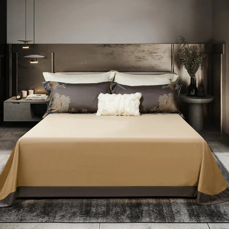 DecorBites™ 1500TC Egyptian Cotton Jacquard Bedding Set - Queen/King Size Linens