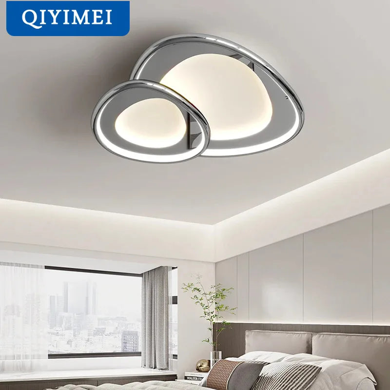 DecorBites™ ثريات LED أبيض كروم تركيبات إضاءة المطبخ إضاءة منزلية عصرية