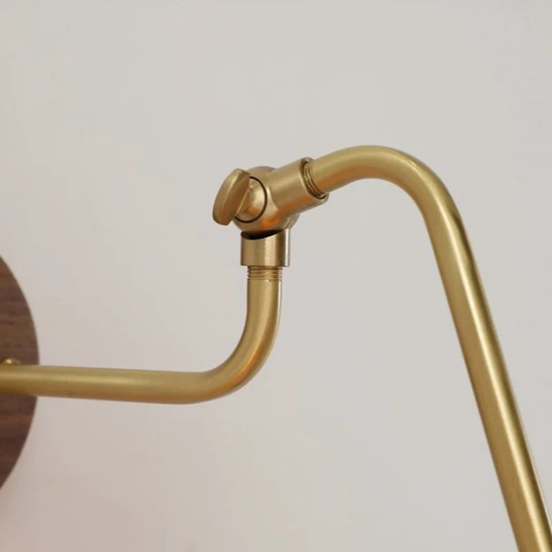 DecorBites™ LED Wall Lights Up Down Rotate Pull Chain Switch Bedside Lamp Glass Canopy Fixtures