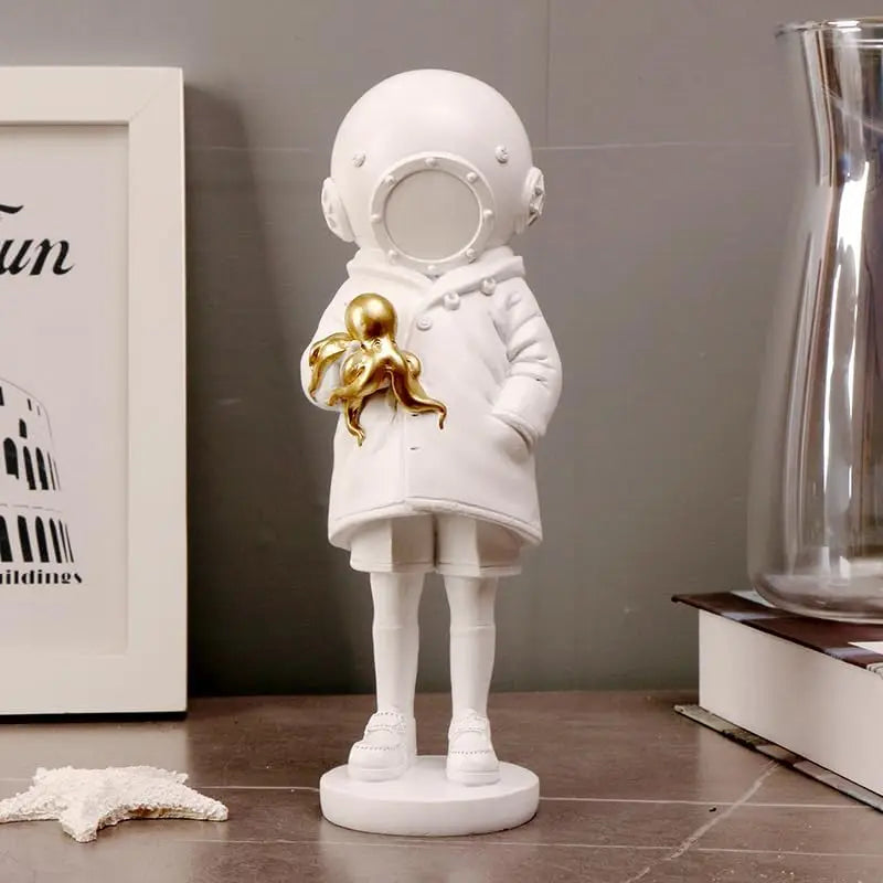 DecorBites™ Deepsea Diver Sculpture Banksy Collectible Toy Resin Figurine Home Decor