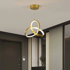 Nordic Metal LED Pendant Light in Black or Gold