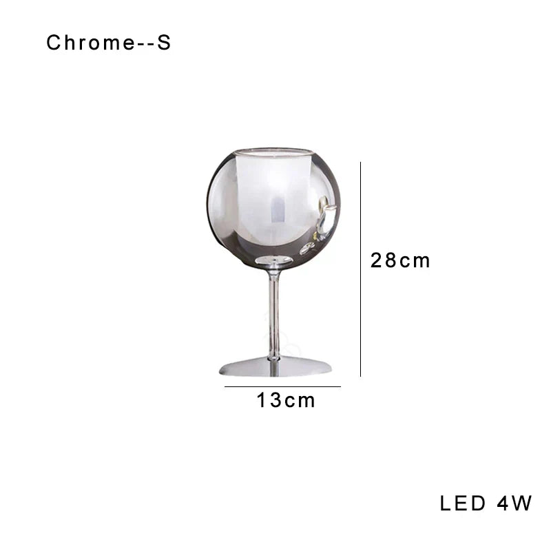DecorBites™ Glass Gold Table Lamp: Luxury Designer Desk Light for Elegant Living Spaces