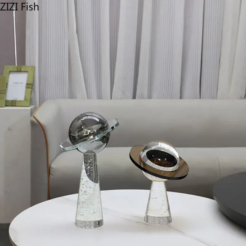 DecorBites™ Geometric Crystal Star Desk Sculpture - Room Aesthetic Decor