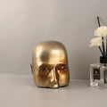DecorBites™ Golden Head Half Face Resin Sculpture Abstract Portrait Home Decor Figurine