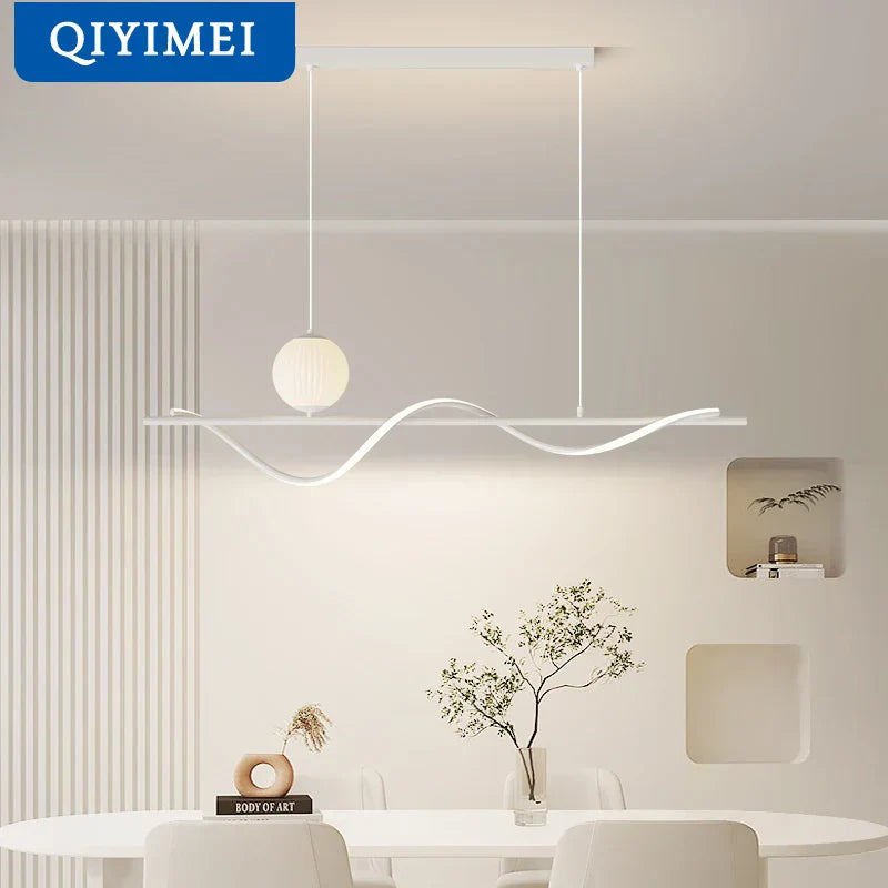 ثريا LED من DecorBites™: إضاءة داخلية عصرية لغرفة المعيشة والمطبخ والدرج