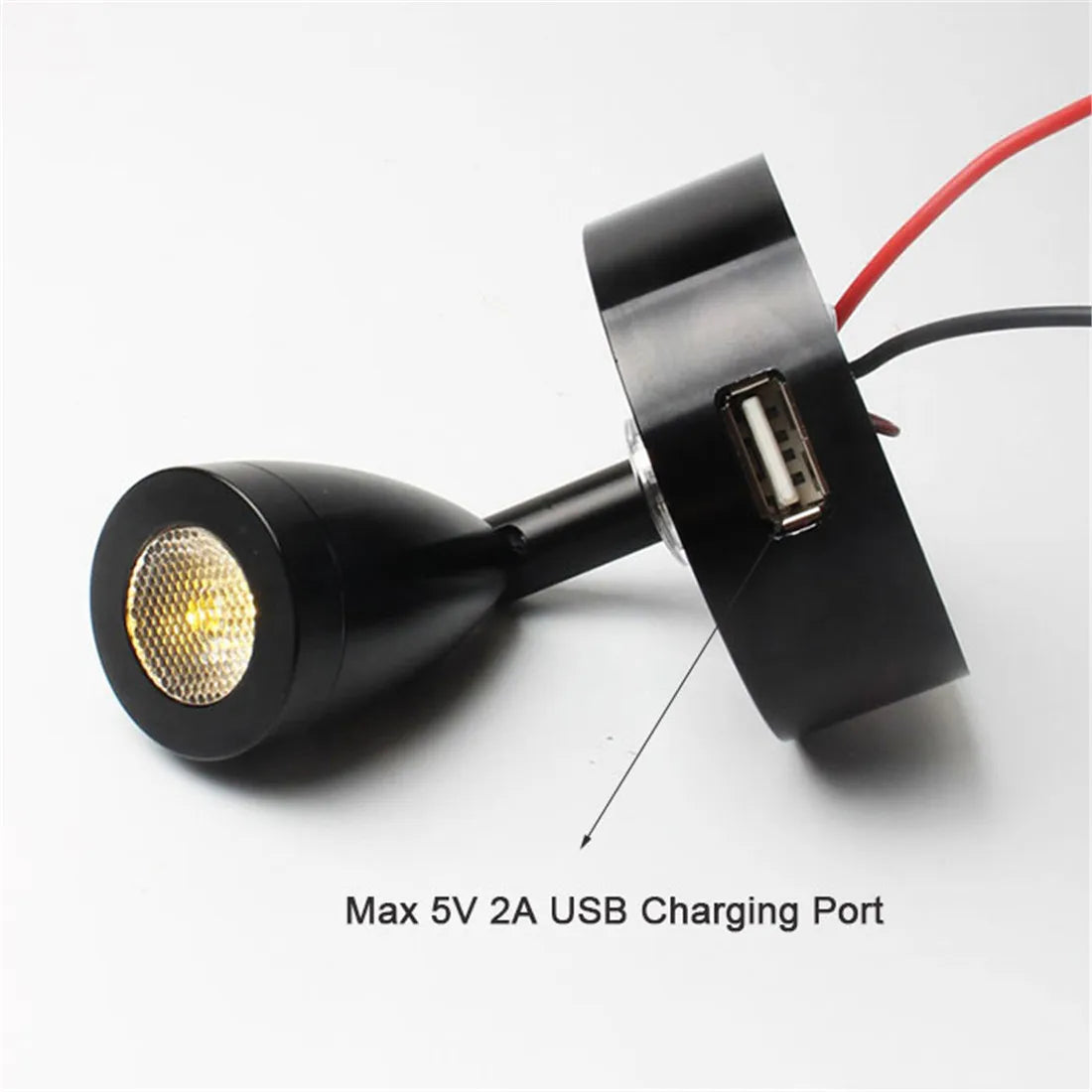 مصابيح LED من DecorBites™ مع شاحن USB ومفتاح تحكم باللمس للمركبات