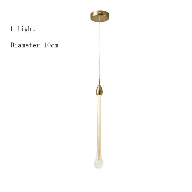 DecorBites™ 3W Round Stairs LED Chandelier: K9 Crystal, Metal Fixture, DIY Lamp for Villa