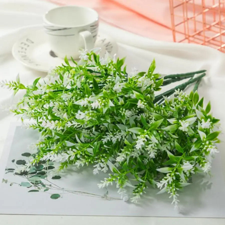 أزهار بلاستيكية من لافندر جراس DecorBites™ لديكور المنزل والتصوير الفوتوغرافي بنفسك