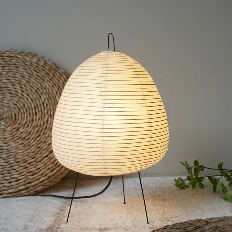 فوانيس ورق الأرز اليابانية المزودة بإضاءة LED من DecorBites™ مصابيح طاولة وأرضية لديكور المنزل الإبداعي