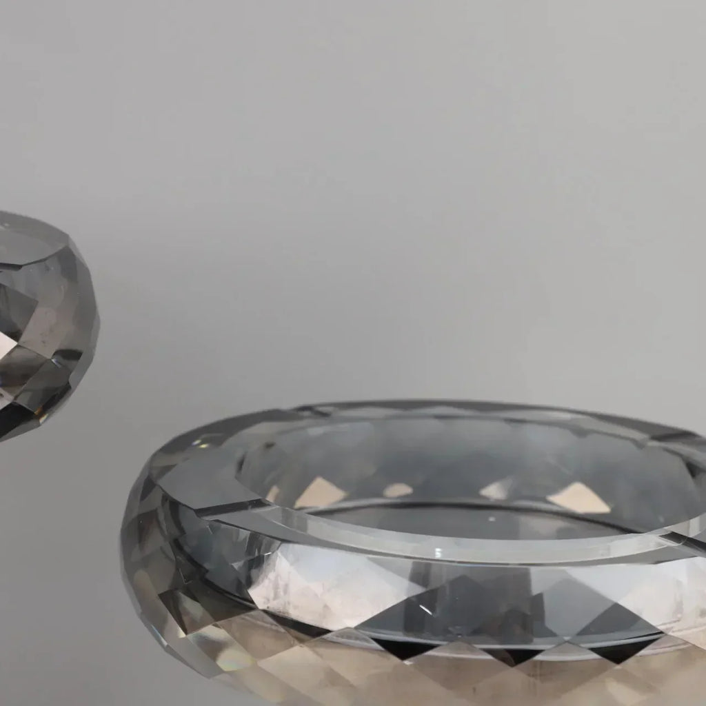 وعاء فواكه زجاجي هندسي DecorBites™ صينية تخزين مجوهرات صينية ديكور للمنزل