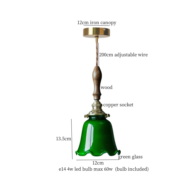 DecorBites™ Glass LED Pendant Lamp: Nordic Minimalism for Bedroom, Living Room, Kitchen & More