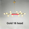DecorBites™ Glass Ball Chandelier for Living Room - Modern Nordic Kitchen Island Ceiling Light