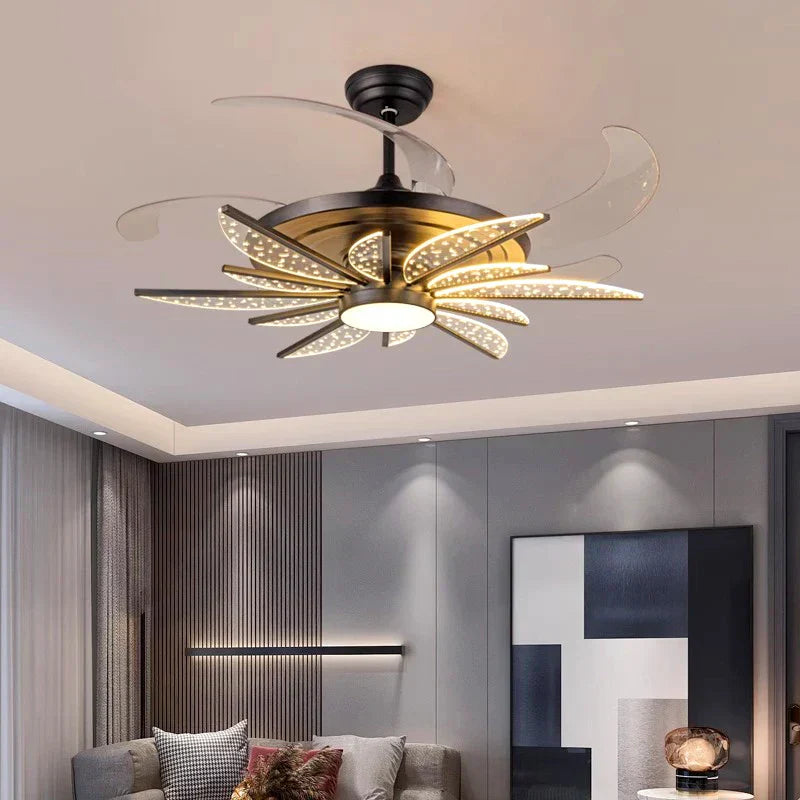 مروحة سقف غرفة نوم الأطفال DecorBites™ مع جهاز تحكم عن بعد وإضاءة LED