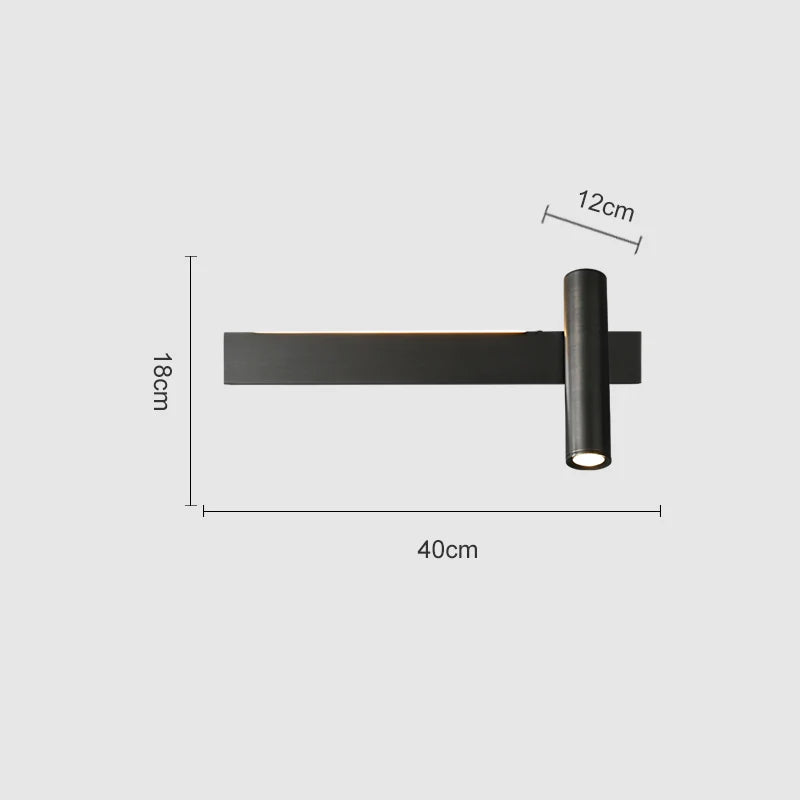 DecorBites™ Copper Wall Light Nordic Style for Bedroom Bedside, Modern Minimalist Design