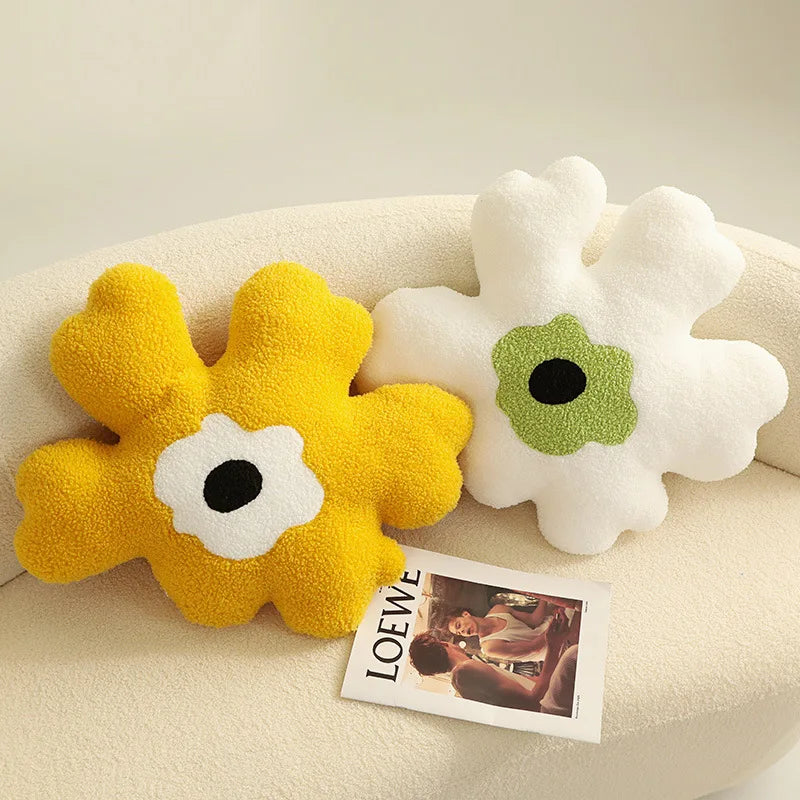 DecorBites™ 3D Flower Shaped Decorative Throw Pillow for Home Sofa Chair