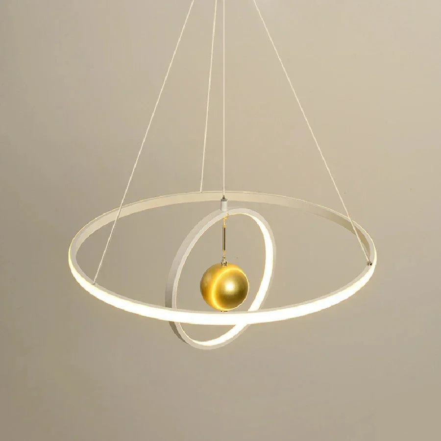DecorBites™ Circular Iron Ball Pendant Chandelier LED Lighting Fixtures