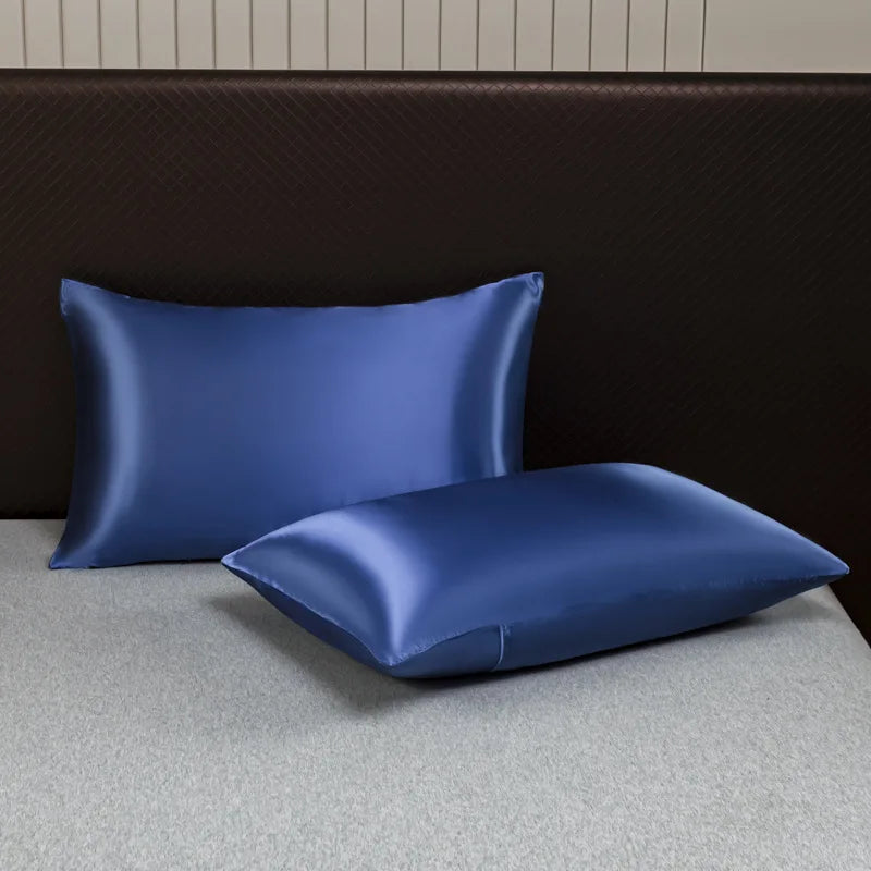 DecorBites™ Ice Rayon Duvet Cover and Pillowcase Set: Smooth Comfort in Single & Double Sizes