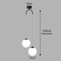 Modern Glass LED Pendant Lights Nordic Living Room Bedroom Fixtures Indoor Lighting Restaurant Bar Home Decor Hanging Lamp 220V