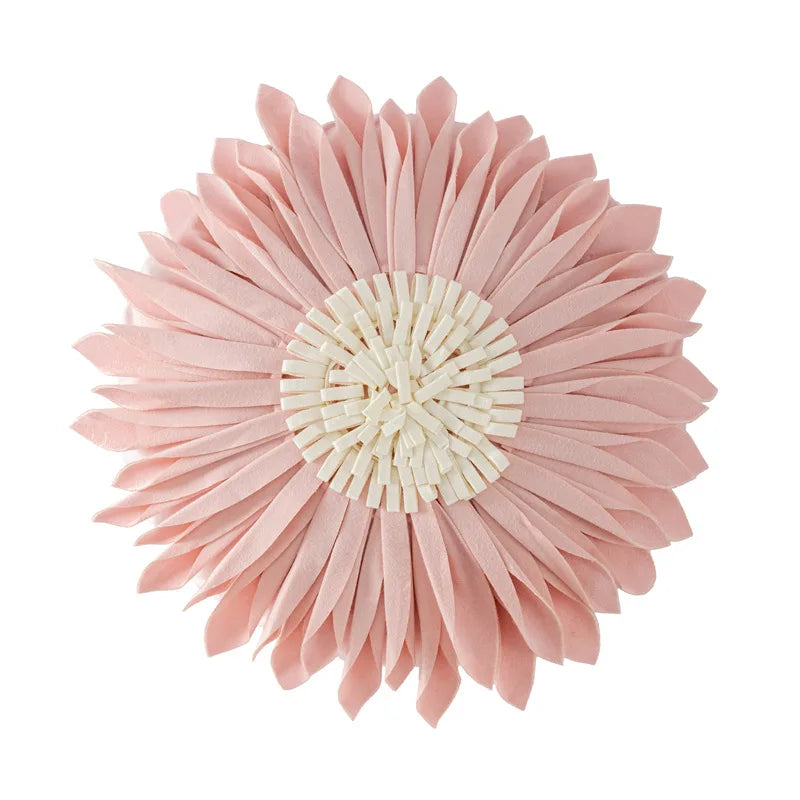 DecorBites™ Handmade Flower Cushion Cover - Light Luxury Decorative Pillows