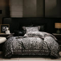 DecorBites™ 1000TC Egyptian Cotton Zebra Print Bedding Set with Duvet Cover, Sheet, Pillowcases