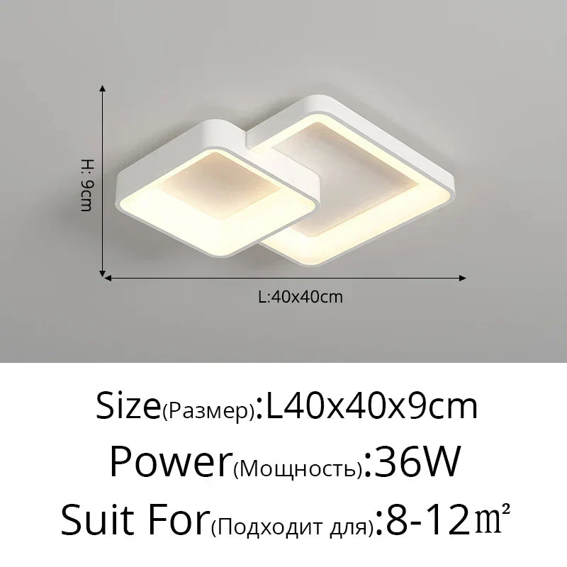 ثريا DecorBites™ LED: إضاءة داخلية عصرية لغرفة النوم، المطبخ، غرفة المعيشة، وغرفة الطعام