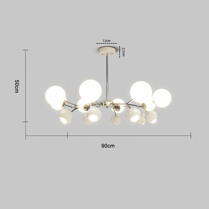 DecorBites™ Cream Living Room Pendant Lamp Magic Bean Restaurant Medieval Bedroom Light