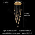 DecorBites™ Crystal Bubble Chandelier: Modern Luxury Lighting for Home, Dining, Bedroom & Stairwell