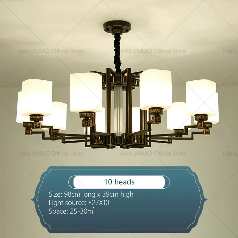 2024 New Duplex Villa Chandelier: DecorBites™ High Jump Floor Hollow Lamps Lighting