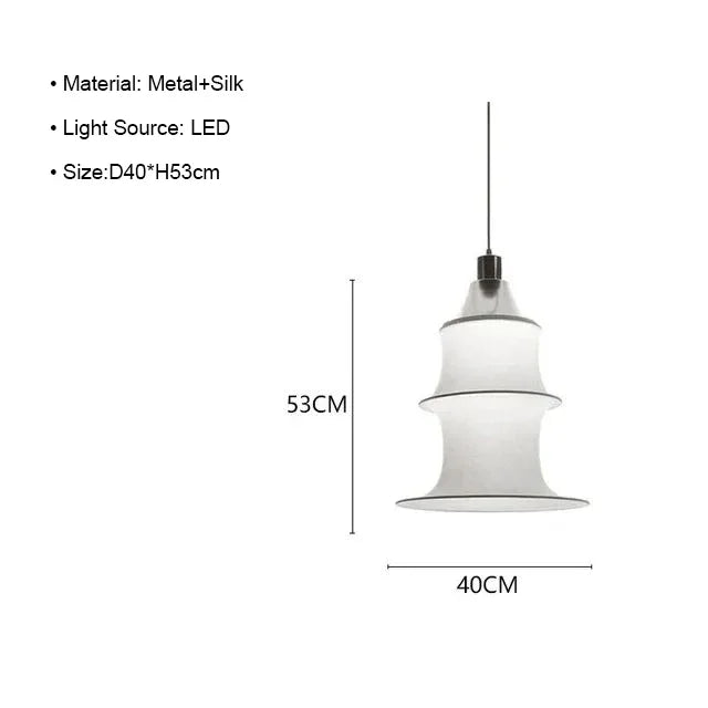 DecorBites™ Cream Silk Japanese LED Floor Lamp for Modern Living Room Décor