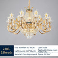 DecorBites™ Elegant Duplex Crystal Chandelier for Villa Living Room & Hotel Lobby