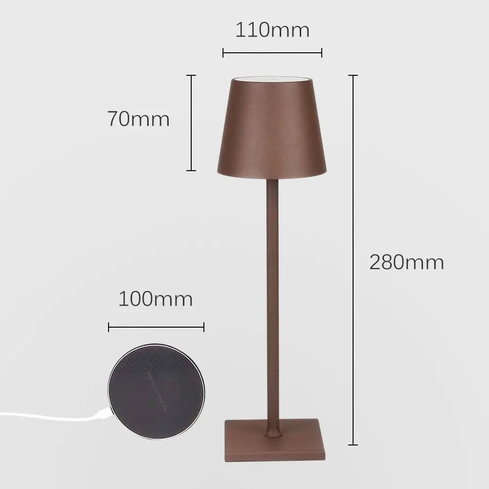 DecorBites™ 2023 Plodina USB Rechargeable Acrylic Table Lamp