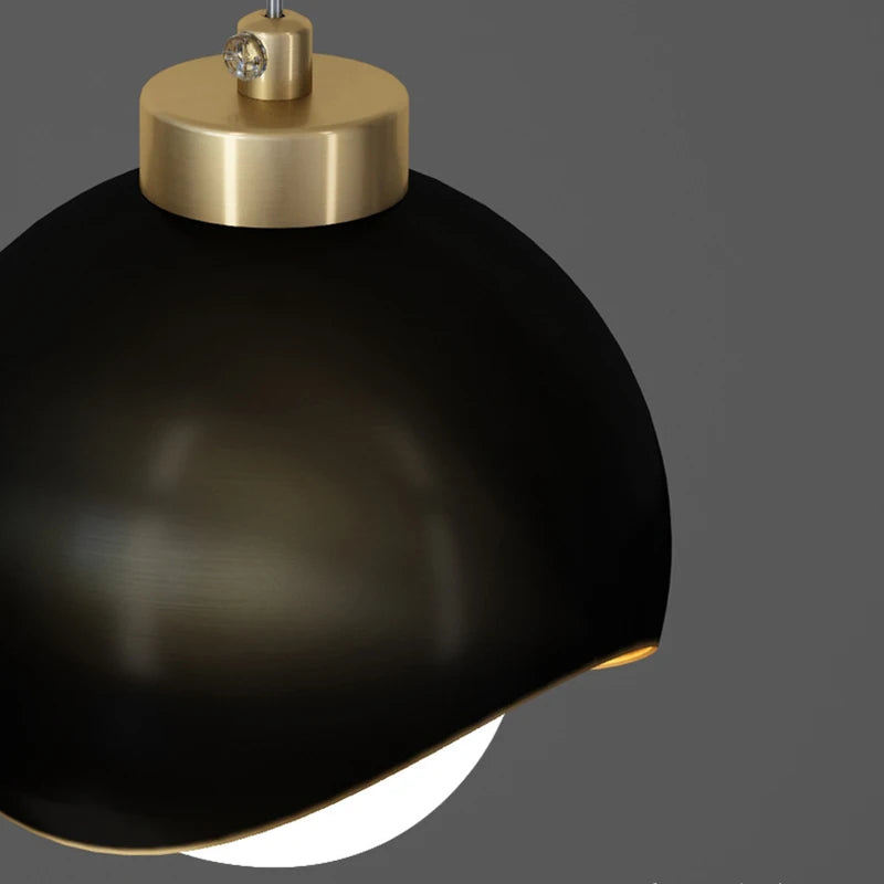 Modern Glass Globe Pendant Light