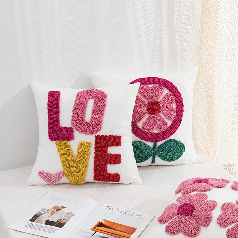 DecorBites™ Decorative Sofa Pillowcase, Cushion Cover, Valentine's Day, Wedding, Home Living