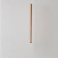 Slim Tube Aluminum Pendant Light in Brushed Nickel