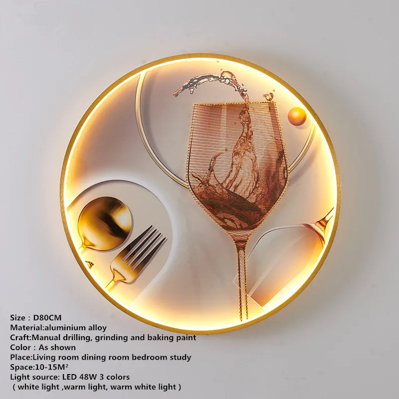 مصابيح الحائط LED على شكل أسماك من DecorBites™: مصباح إضاءة إبداعي لغرفة النوم