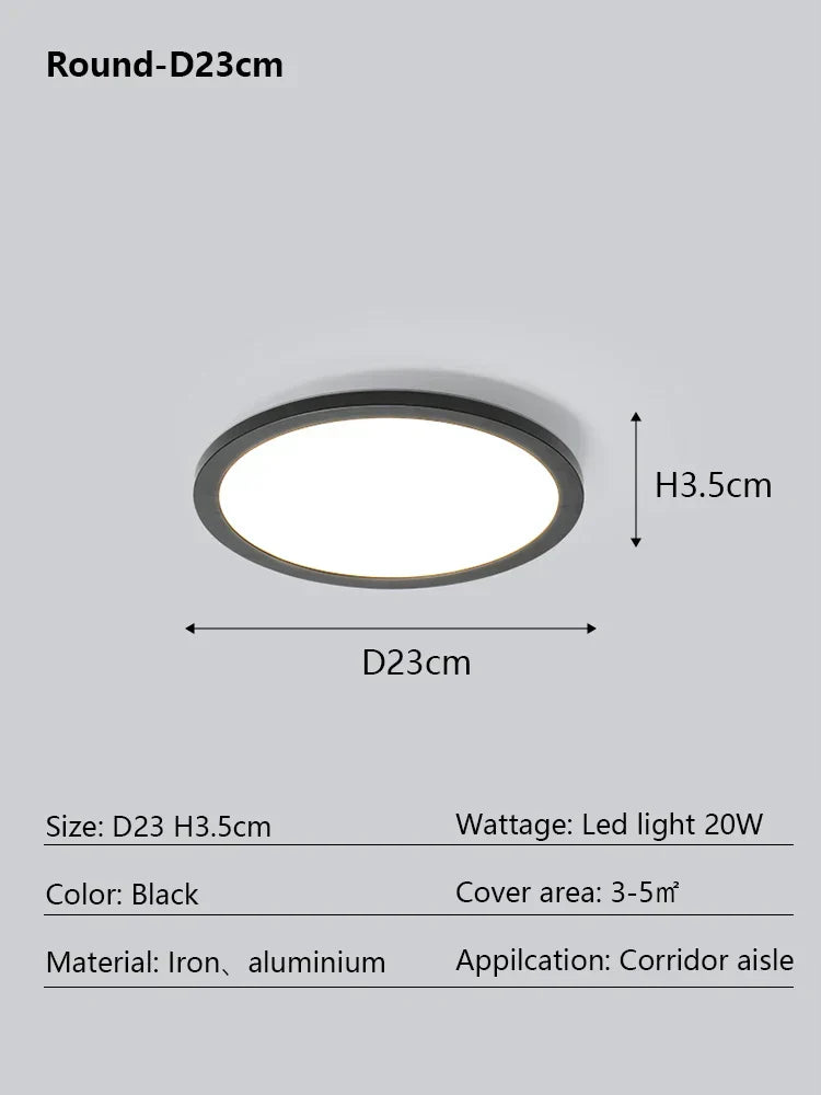 DecorBites™ LED Ceiling Lamp: Modern Minimalist Rectangular Design for Living room, Bedroom, Indoor Lighting