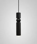 DecorBites™ Black Gold LED Tube Pendant Lamp for Home Shop Decoration