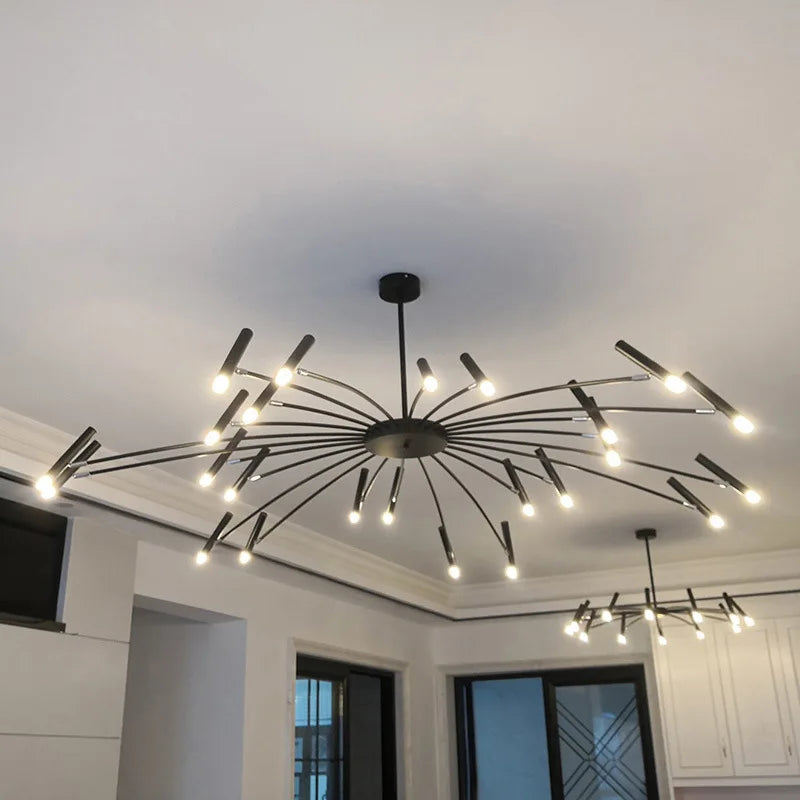 ثريا LED ديكور بايتس™: تصميم نورديك عصري لغرفة المعيشة، غرفة النوم، المكتب، الدراسة - إضاءة ديكور منزلي