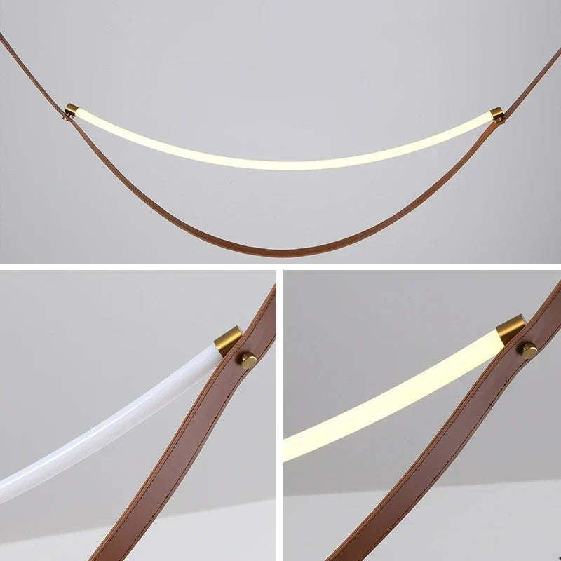 DecorBites™ Designer LED Tube Suspension Chandelier for Living Room and Bar