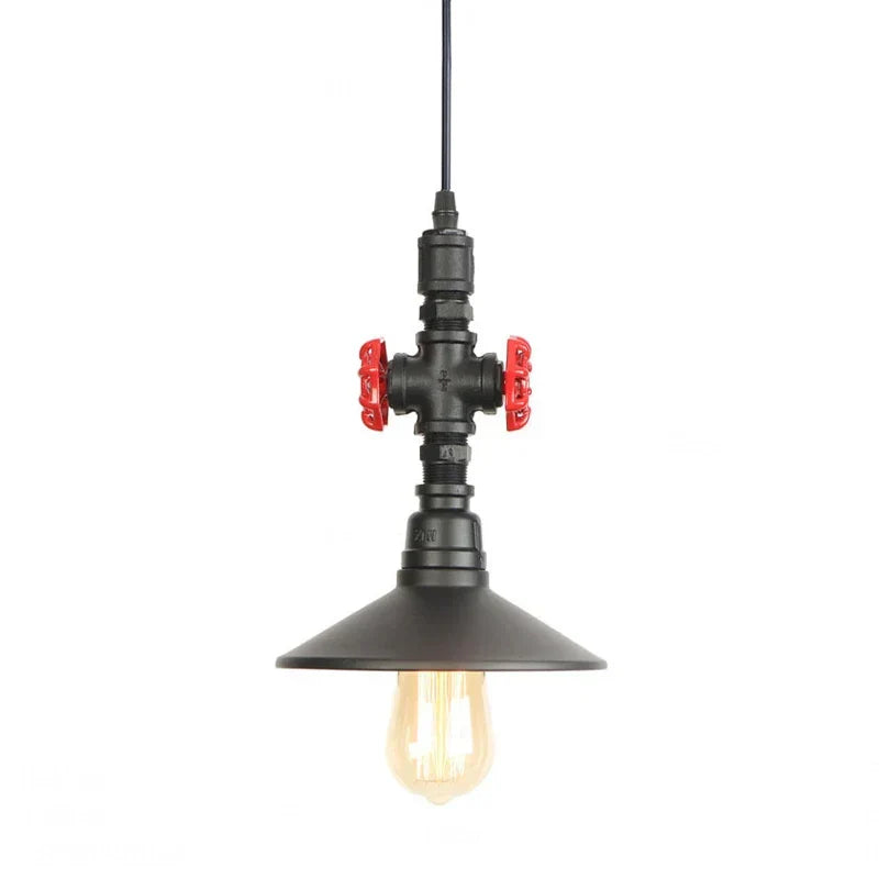 DecorBites™ Industrial Retro Loft Pipe Iron Pendant Lamp for Dining Bar Restaurant Club