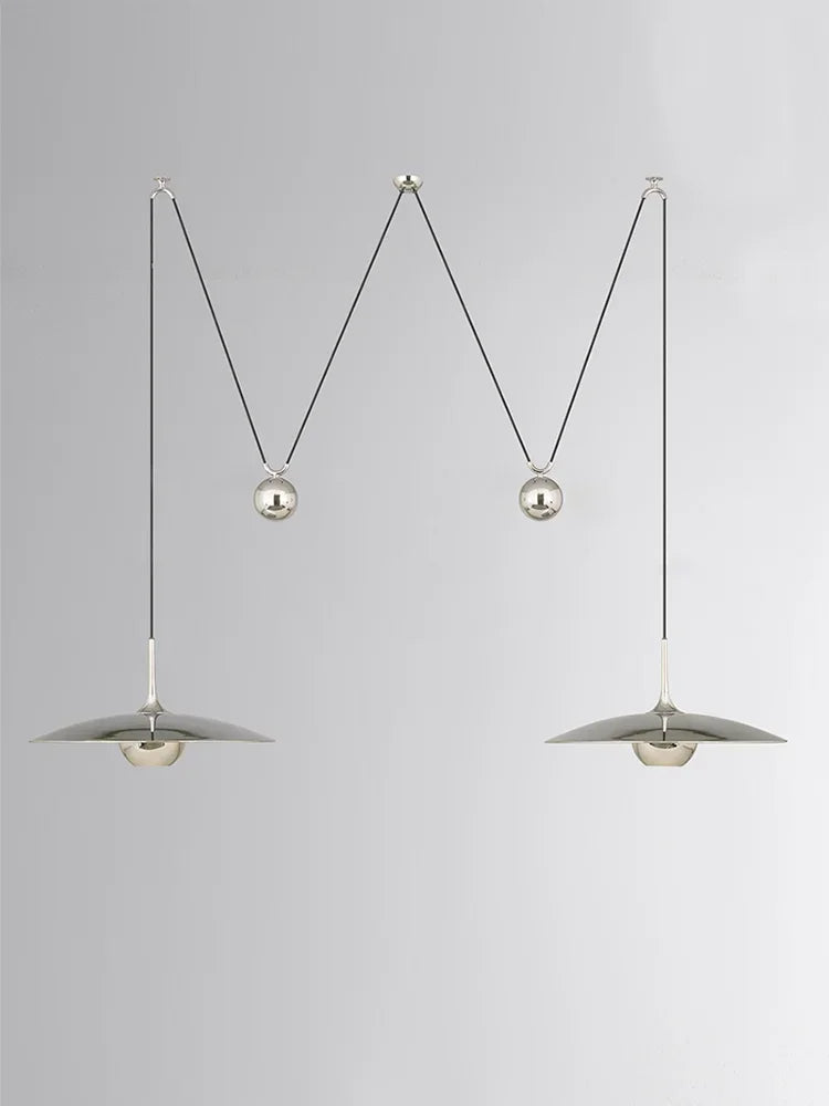Postmodern Adjustable Metal Pendant Light