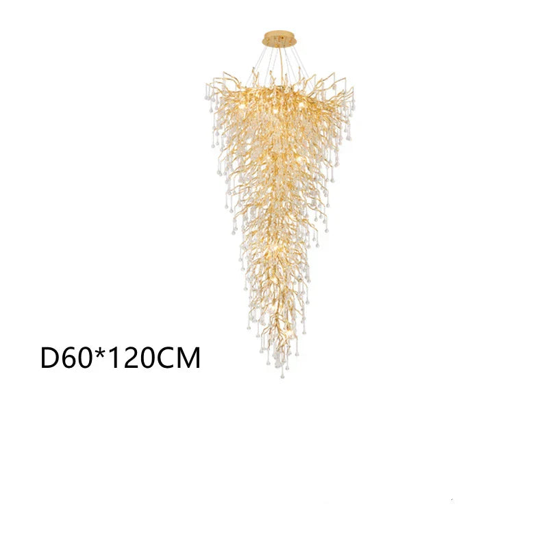 DecorBites™ Crystal Ceiling Chandelier - Luxury Lighting for Modern Spaces