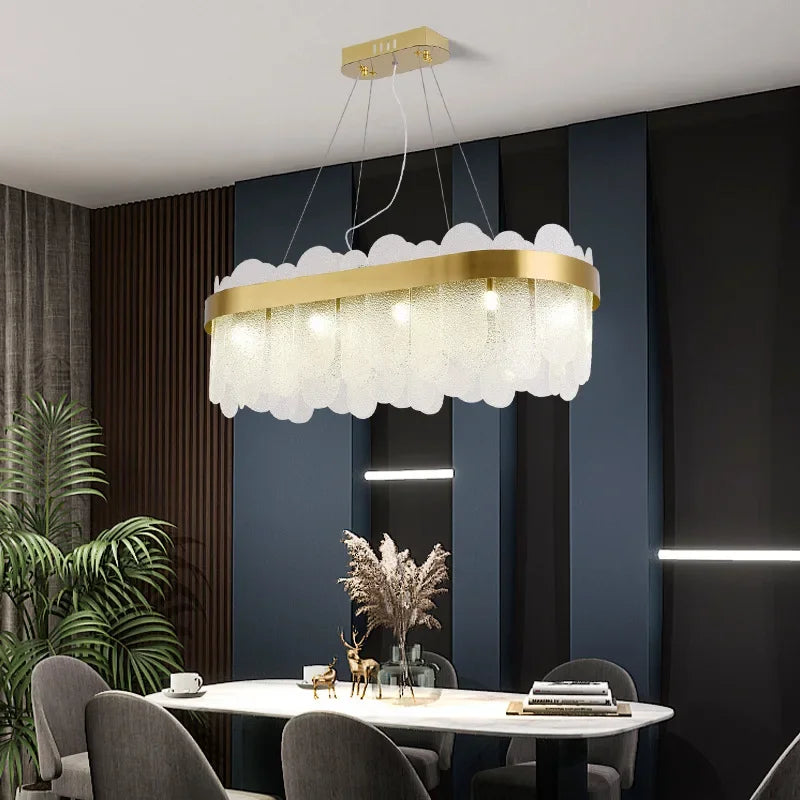 ثريا كريستالية DecorBites™ LED: إضاءة سقف أنيقة لغرفة المعيشة وغرفة النوم والفنادق